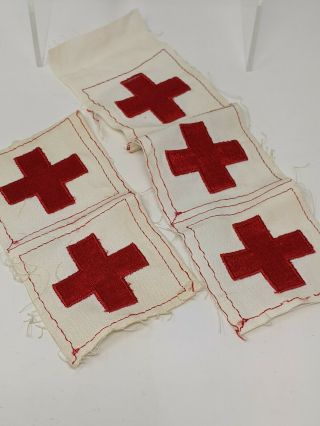 Vintage Arc American Red Cross Uniform Patches 5