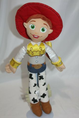 Disney Toy Story Jessie Plush Toy Doll 17 " Vintage Rare Cow Girl Soft Toy Doll