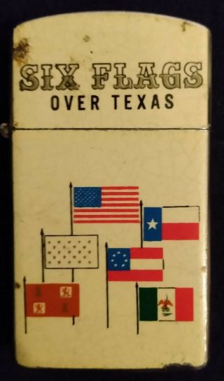 Six Flags Over Texas Vintage Zippo Lighter