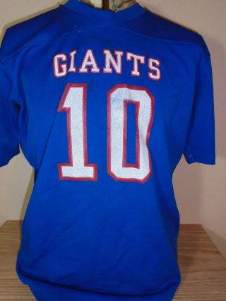 Vintage 1980s York Giants Rawlings Jersey Large Eli Manning 10