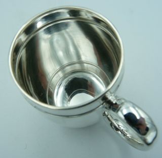 Solid Silver Novelty Mug In The Shape Of A Barrell (cup,  Mug,  Tankard) Inscribed