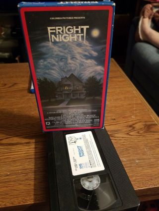 Vintage Fright Night Vhs Movie