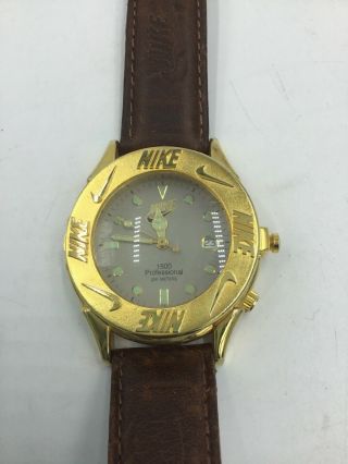 Very Rare Vintage Nike Professional 1500 Glow In The Dark Watch Battery