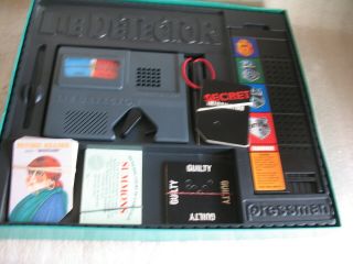 1987 Lie Detector Board Game by Pressman 100 Complete Vintage 3