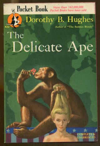 The Delicate Ape By Dorothy B.  Hughes - Vintage Mystery Paperback - 1946