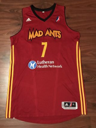 Nba G League Fort Wayne Mad Ants Michael Frazier Game Worn/used Jersey Rockets