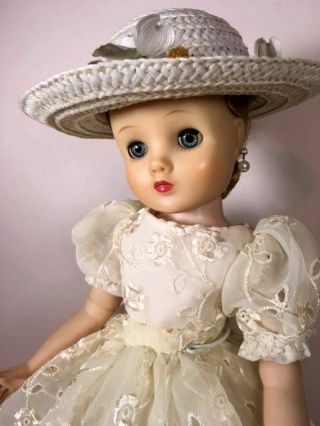 Vintage 15 " Madame Alexander Elise Doll,  " The Maureen Doll " Outfit,  Hat & Shoes