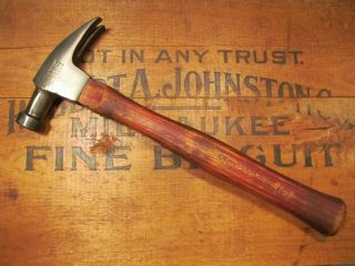 Vintage True Temper Falls City No 116r Claw Rip Hammer Old Antique Tool