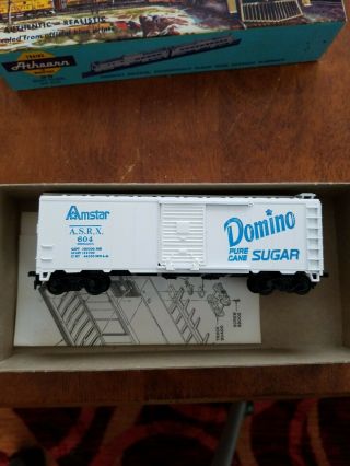 Vintage Athearn Ho Scale Domino Pure Cane Sugar Boxcar Amstar 604