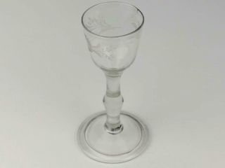 Antique 18th Century Georgian Wine Glass