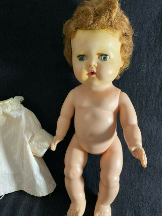 Vintage American Character Tiny Tears Doll - 12 ",  Vinyl,  Rooted Hair -