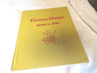 Curious George Rides A Bike By H.  A.  Rey 1952 Hc