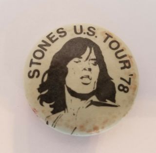 Vintage Rolling Stones U.  S.  Tour 