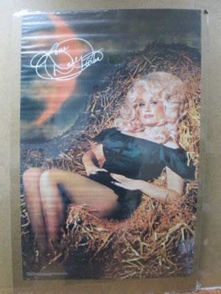Dolly Parton Vintage Poster Country Singer 1978 Inv 3679