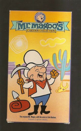 Mr.  Magoo ' s Cartoon Col.  Vol.  2 & 3 (Vtg VHS) 
