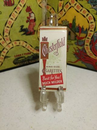Vintage / Antique.  Chesterfield King - Size Cigarettes