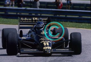 35mm Racing Slide F1,  Johnny Dumfries - Lotus,  1986 Brazil Formula 1