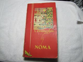 Vintage 1939 Christmas Lights By Noma Cat No 3010 C - 7 Bulbs