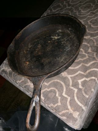 Vintage Griswold No.  8 Cast Iron Pan Skillet Small Block Logo 704