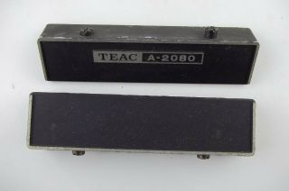 Vintage Teac A - 2080 Head Stack Covers Replacement Part For Reel - To - Reel Player