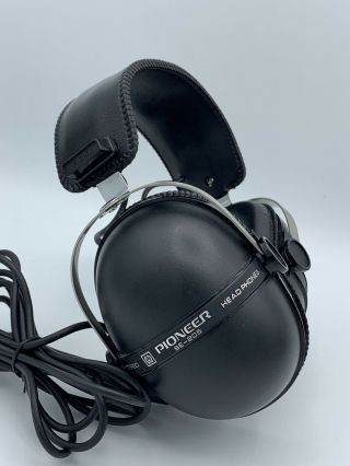 Vintage Pioneer Se - 205 Headband Headphones Black Over The Ear