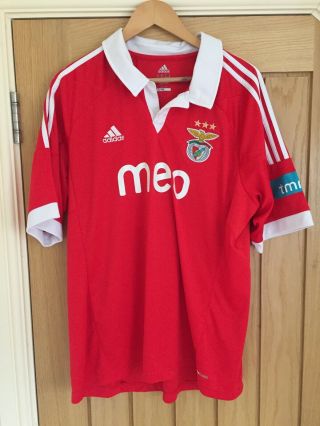 Pablo Aimar 10 Sl Benfica Lisboa Home Jersey Shirt Adidas Adult Size Xl Vintage