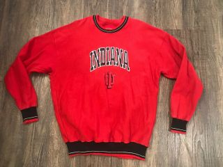 Vintage Indiana Hoosiers Legends Athletic Sweatshirt Men’s Xl Made Usa Sewn Logo