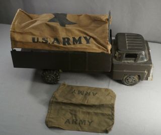 Vintage Antique Marx Metal U.  S.  Army Truck