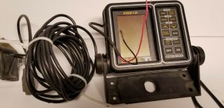 Eagle Fish Finder Vintage With Trans Transducer And Wiring