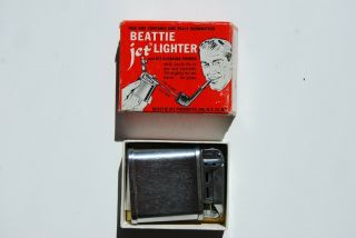 VINTAGE 1950’s BEATTIE JET LIGHTER with BOX AND INSTRUCTIONS/PAPERS 2