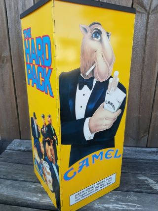 Joe Camel Cigarettes Hard Pack Metal Ashtray 1992 Vintage Advertising