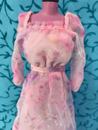 Vintage Kissing Barbie Doll Dress Clothes 1978 2597 Mattel 70s 3