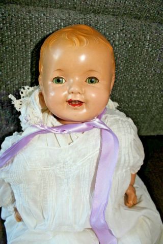 Antique Vintage Composition Effanbee 19 " Lovems Composition Cloth Girl Doll