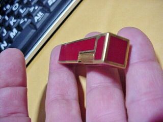 Rare VINTAGE CARTIER 18K Gold plated Lacquer lighter JAPAN MADE 3