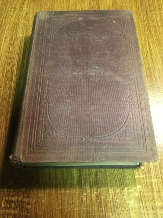 Elizabeth Gaskell " Life Of Bronte " 1858 - Rare,  Hardcover,  2 Volumes In 1