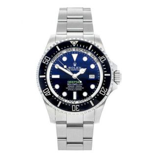 Rolex Deepsea Sea - Dweller Deep Blue Auto Steel Mens Oyster Bracelet Watch 126660