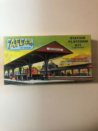 Vintage Atlas Model Railroad Co Inc.  Station Platform Kit Ho Scale Model 707