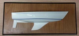 The Scale Model Co.  Catalina 30 Half Hull Mounted On Wood Plaque