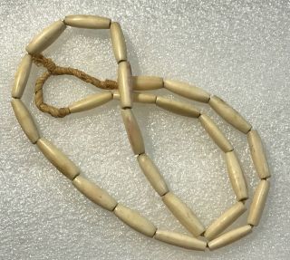 Vintage bone beads necklace - Africa 3
