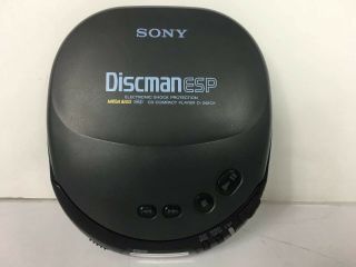Vintage Sony D - 242ck Discman Esp Portable Cd Player Walkman Mega Bass