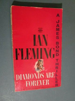 Vintage James Bond 007 Diamonds Are Forever Ian Fleming (1960 