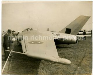 De Havilland Dh108 Swallow Prototype Tg306 Large 1946 Press Photo Bz532