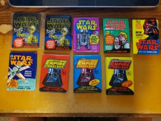 2 - 1977 Topps Star Wars (1st Series),  More Empire,  Return Wax Pack