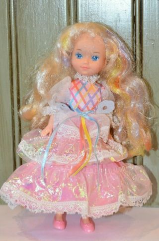 Vintage Lady Lovely Locks Doll Dress,  Shoes Blond Hair 1986 Tcfc