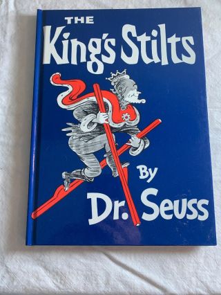 Vintage 1967 Dr Seuss The Kings Stilts Bce Large Format Hard Cover Book N2