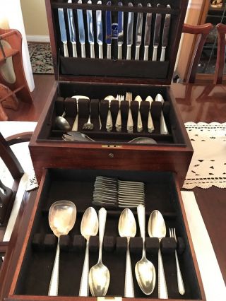 109 Pc Set Sterling Silver Flatware,  Ladyhilton By Westmoreland.  Service For 12