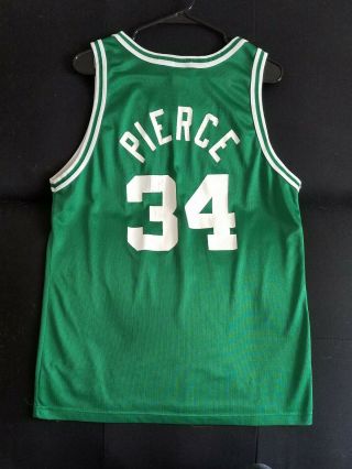 Vtg Champion Paul Pierce Jersey Boston Celtics 34 Nba - Vintage 90s Size 44