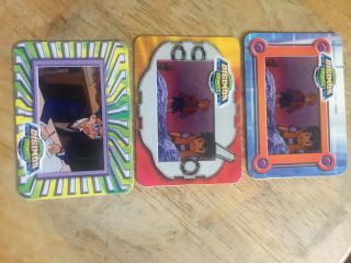 Vintage Collectible Digimon The Movie 2000 Taco Bell Cel Cards & Holder 2