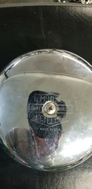 Vintage Harley Bar And Shield Round Air Cleaner
