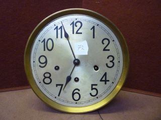 Small 1930s Grandfather Clock Spring Driven Westminster Chime Movement,  Dial (72)